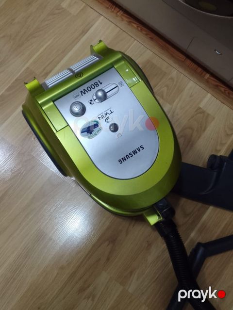 Samsung tozsoran – 1800W, yaşıl rəng. - Siklon tipli toz konteyneri — Bakı
