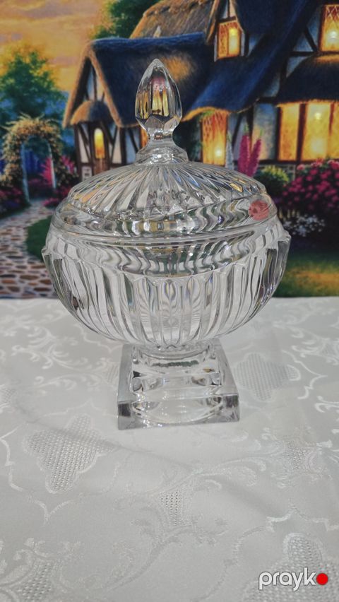 Şirniyyat qabı 1900375, şüşə, şəffaf, 16x20 sm — Bakı