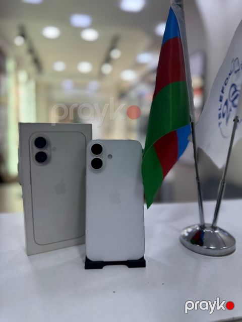 Apple iPhone 16 White 128GB/8GB — Bakı