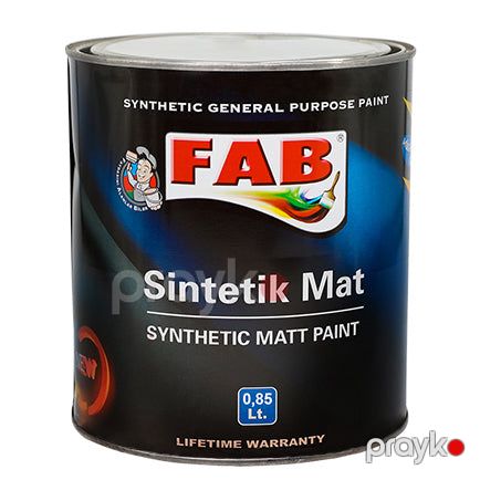 Fab mat boya ağ 0,85 l — Bakı