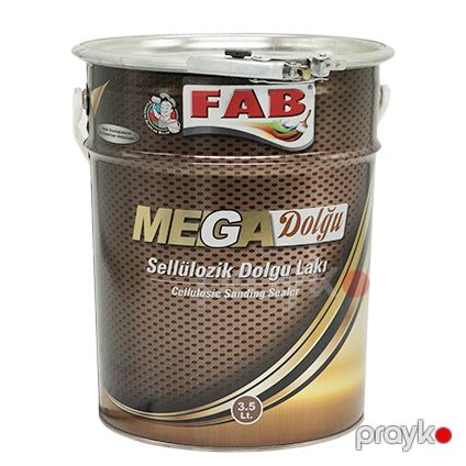 Mega sellülozik dolgu vernik 3,5 l