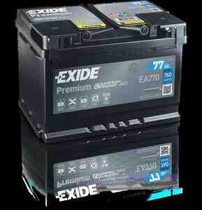 Akkumulyator Exıde Premium 77 Ah R+ EA770 — Bakı