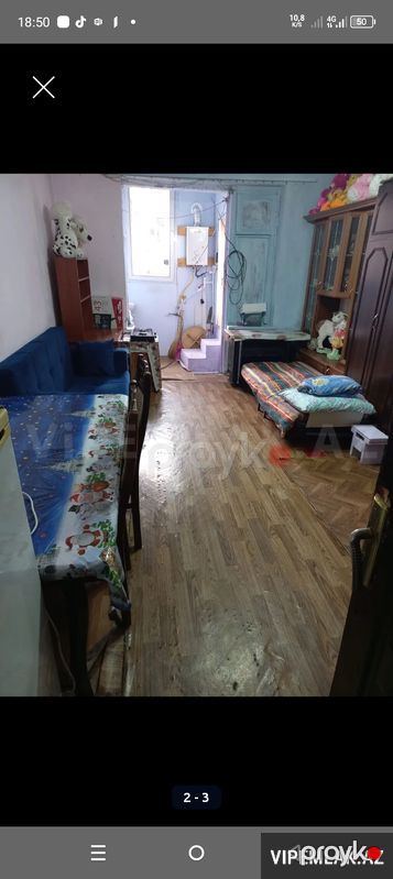Yasamal rayonunda 1 otaqlı Köhnə tikili Kirayə verilir, 22 m² — Bakı
