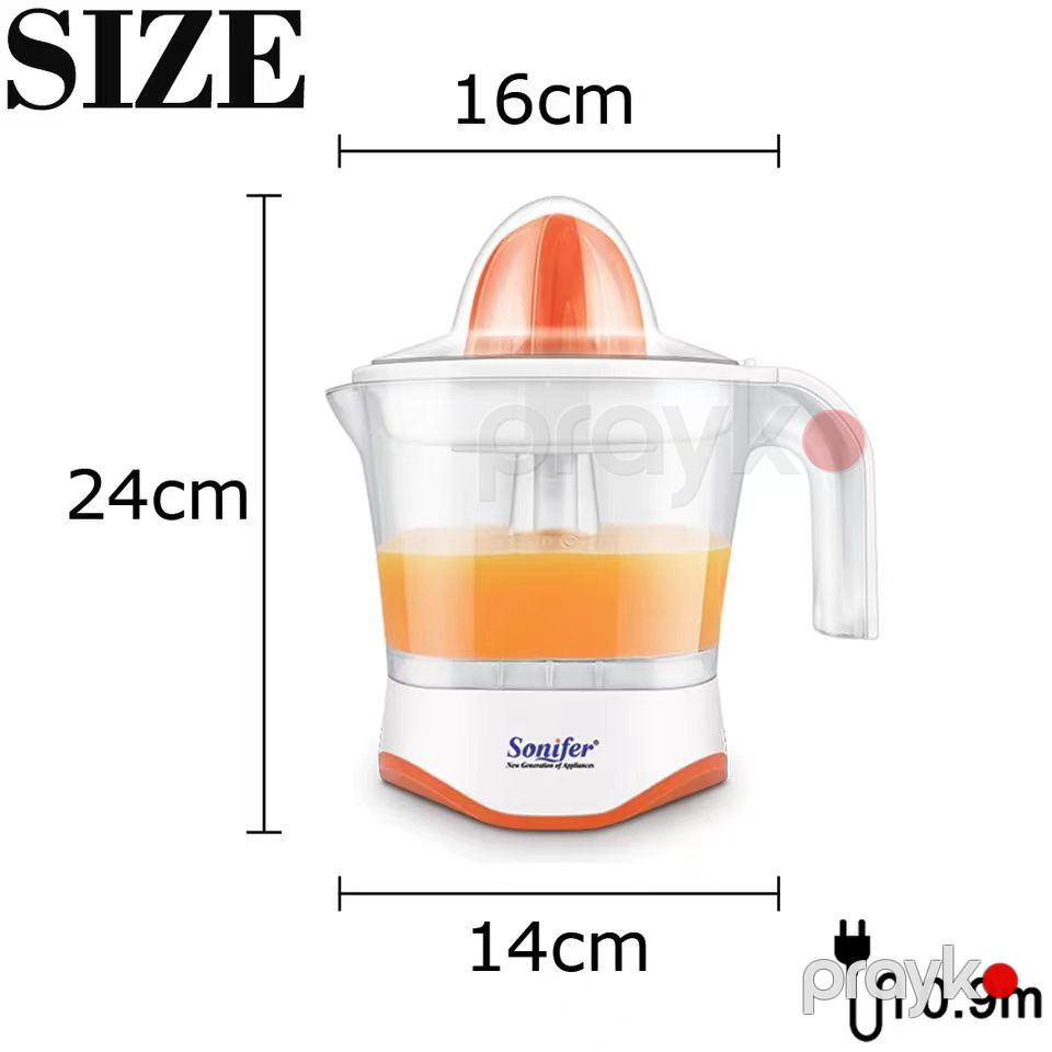Sonifer SF-5514 Elektrikli Sitrus Şirəçəkən – 25W, Səssiz İşləmə və Asan Təmizləmə — Şirə sıxaçları, Bakı (2)