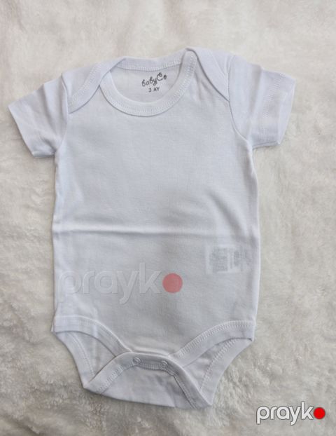 Qızlar üçün bodi 35869572, ağ, pambıq, ölçü 6 ay — Bakı