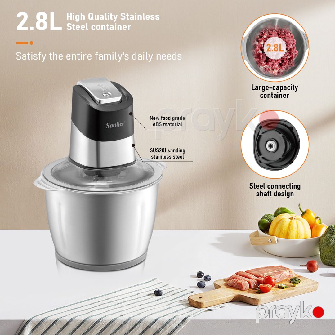 Sonifer SF-8135 400w gücündə 2.6 Litrlik Elektrikli Mətbəx Doğrayıcısı — Ev texnikası, Bakı (4)