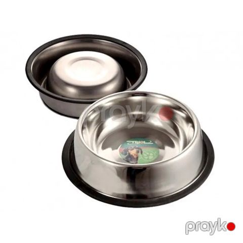 Kasa itlər üçün Triol 1506, rezinli alt, paslanmayan polad, 1.6 l — Bakı