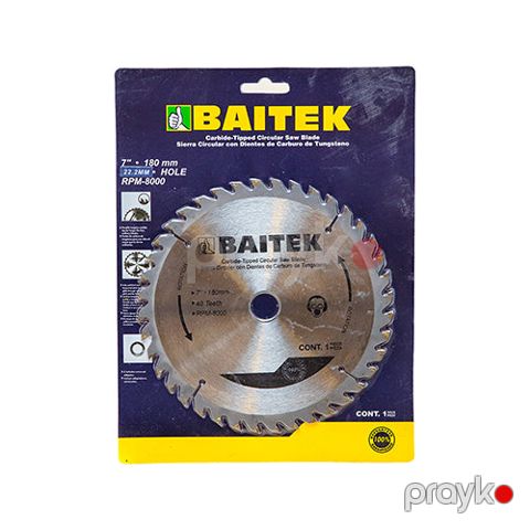Taxta üçün kəsici disk almaz 180*40T*22,23 — Bakı