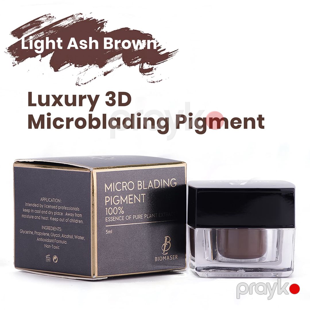 Qaş üçün piqment Biomaser Microblading Açıq küllü qəhvəyi — Mallar, Bakı (2)