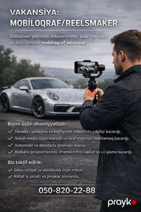 Videoqraf tələb olunur