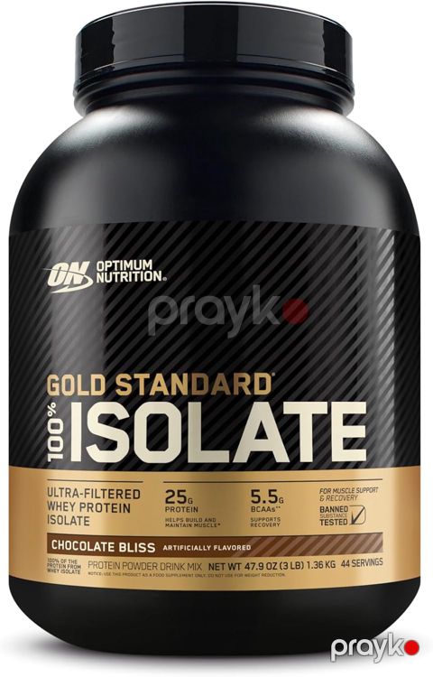 Protein Nutrition Gold Standard 100% Isolate, Chocolate Bliss, 1.3 kg — Bakı