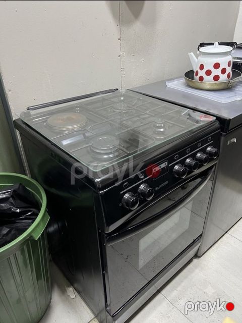 Rainford kombi soba-plitə - 4 gözlü üst hissə: 3 qaz ocağı + 1 — Masazır