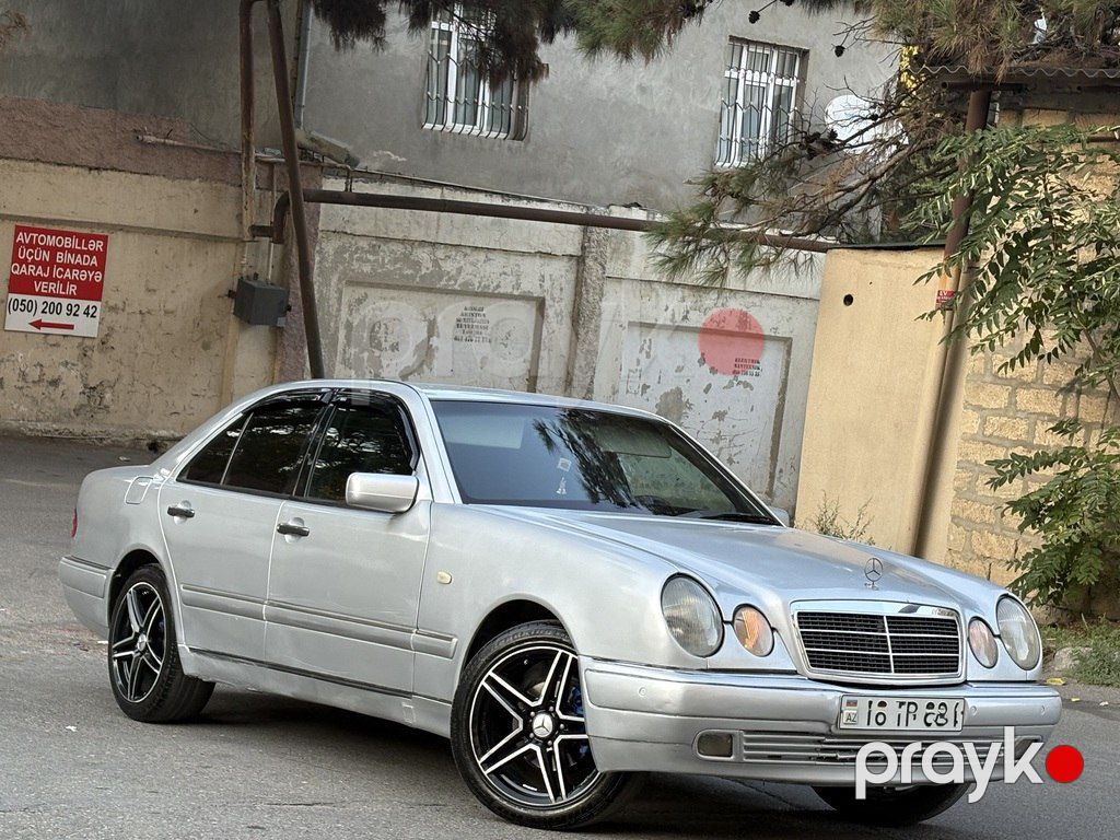 Mercedes E 220, 2.2 L, 1997 il, 245 000 km — Avtomobillər, Bakı (5)