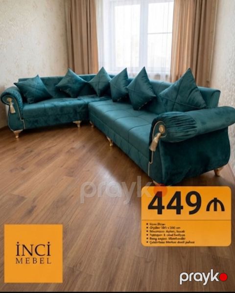 Künc divan, Yeni, Açılan, Bazalı, Parça, Şəhərdaxili pulsuz çatdırılma — Bakı