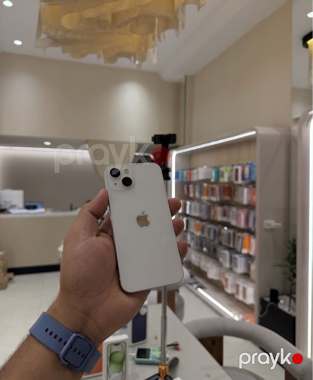 IPhone 13, 128 GB, Ağ, Zəmanət, Simsiz şarj, Face ID — Apple iPhone, Bakı (4)