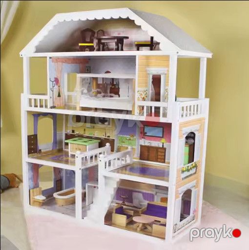 Kukla evi mebel ilə JYNC019, MDF/taxta, 110x78.5x30 sm — Mallar, Bakı (3)