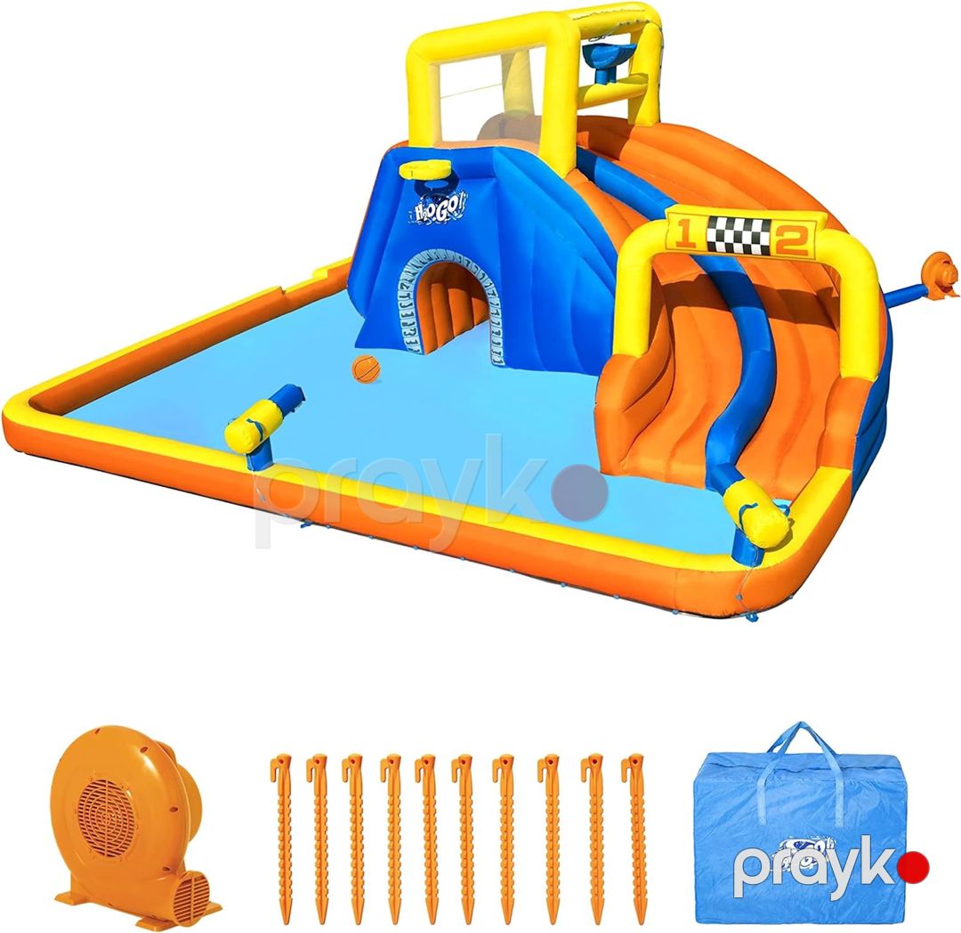 Uşaq hovuzu Bestway 53377, şişmə, çoxşaxəli, 551x502x265 sm, rəngbərəng — Hovuzlar, Bakı (3)