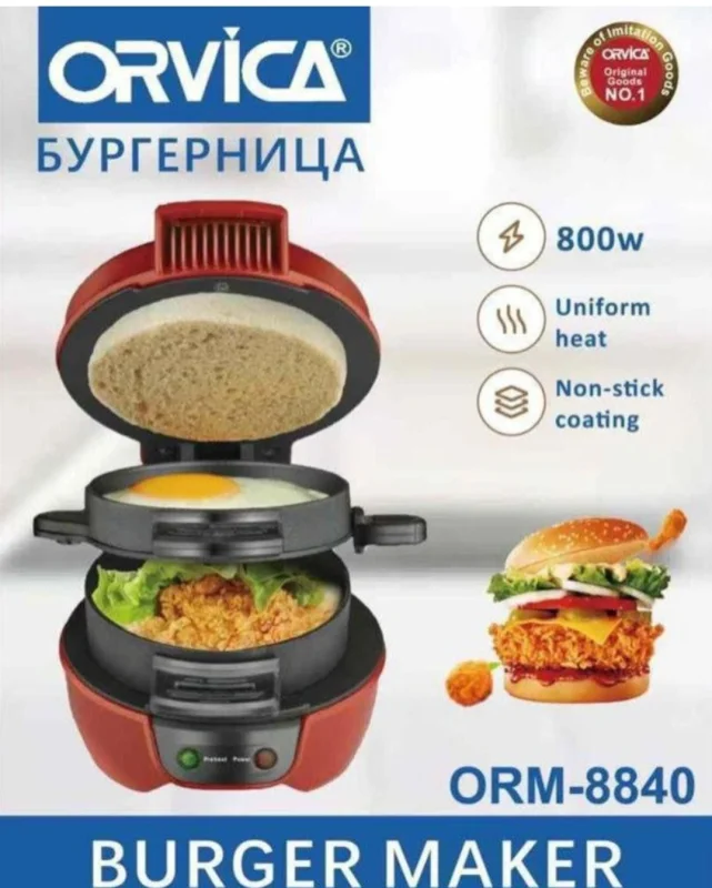 Burger aparatı Orvica ORM-8840 — Digər mətbəx texnikası, Bakı (2)