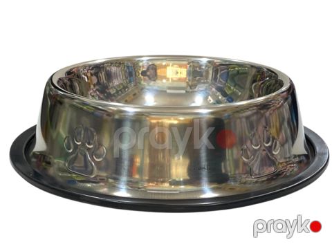 İtlər və pişiklər üçün yem qabı K-522-8-2, metal, ölçü S — Bakı
