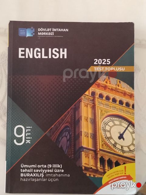 Məhsul: “Englısh 2025 – Test Toplusu” (Dövlət İmtahan Mərkəzi) — Masazır
