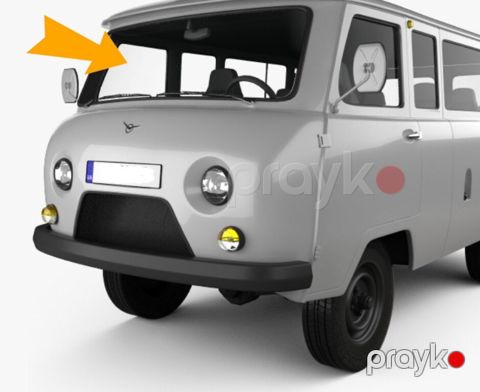 "Uaz 452" ön şüşəsi — Bakı
