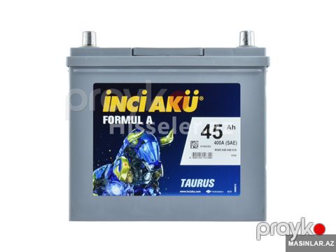 Akkumulyator Inci Aku Formula Asia 45 Ah — Bakı