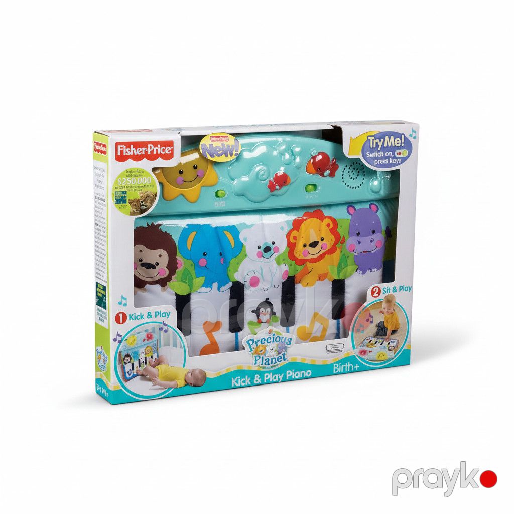 Fİnteraktiv piano Fisher-Price Precious Planet Kick & Play Piano, 0+ yaş — Mallar, Bakı (3)