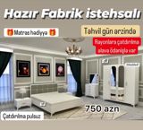 Yataq otağı mebel dəsti – Hazır fabrik istehsalı Dəst tərkibi: - 3 — Aile mebel