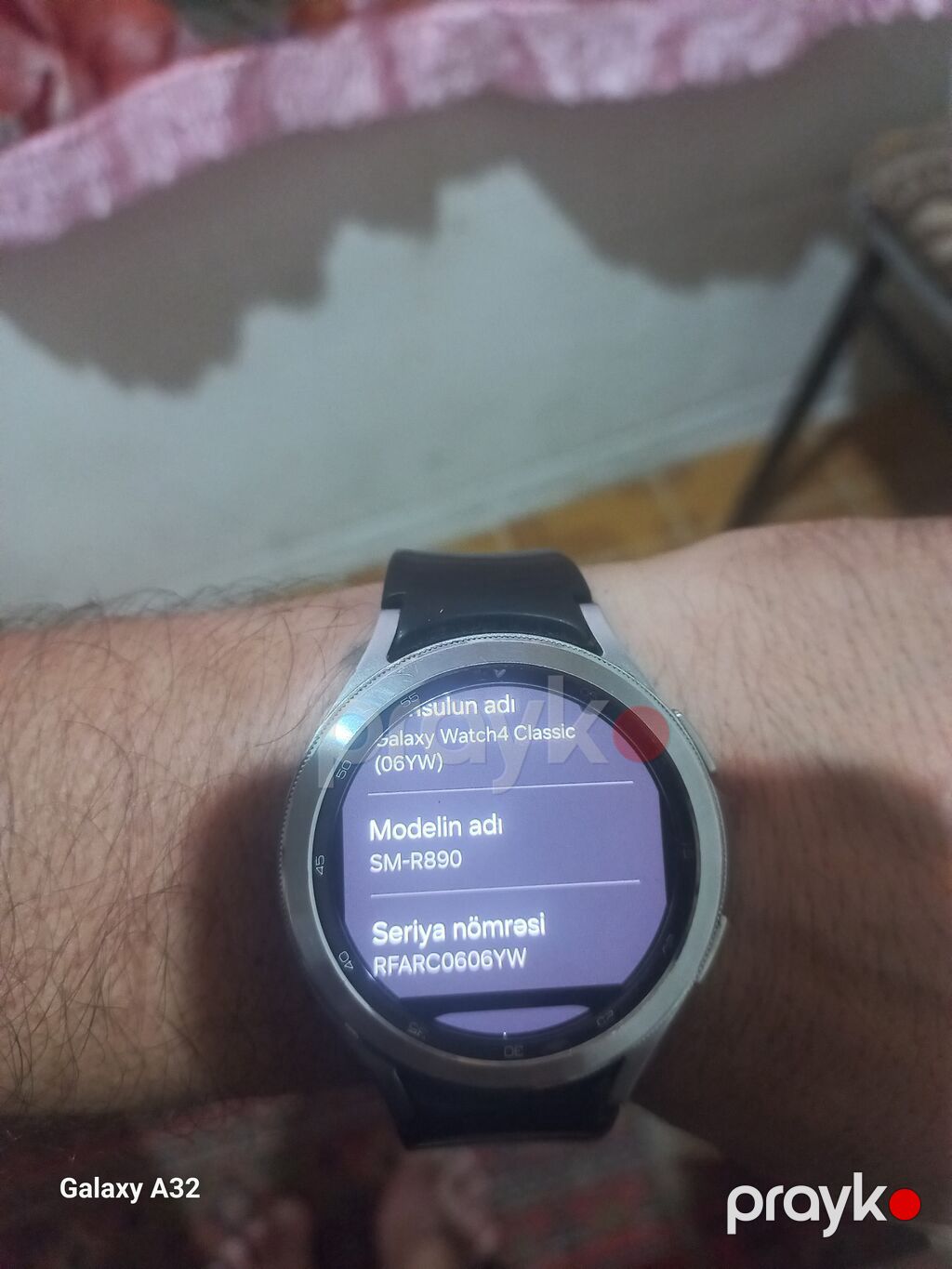 Samsung Galaxy Watch (dairəvi korpus, qara silikon qayış) - Dairəvi — Ağıllı saatlar, Bakı (6)