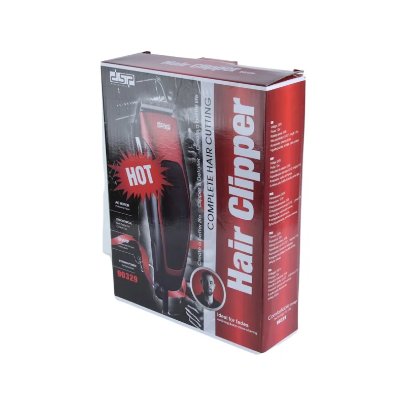 Saç kəsimi üçün cihaz DSP 90329 Black/Red — Saç kəsmə maşınları, Bakı (4)