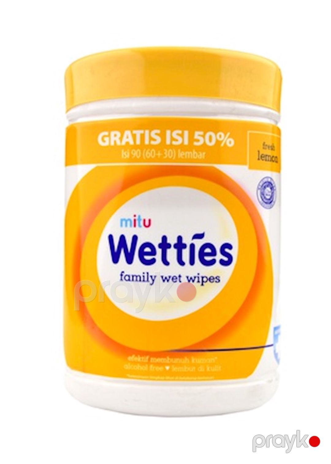 Nəm salfetlər plastik qutuda Mitu Baby Wetties Family Wet Wipes Fresh Lemon Bottle 90 ədəd — Mallar, Bakı (2)