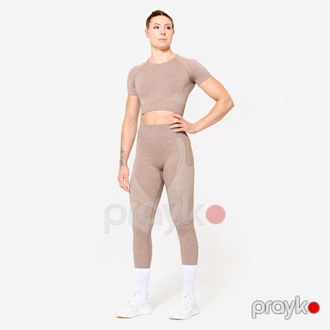 Qadınlar üçün leqqins Decathlon 8757029, qəhvəyi, ölçü XS — Bakı
