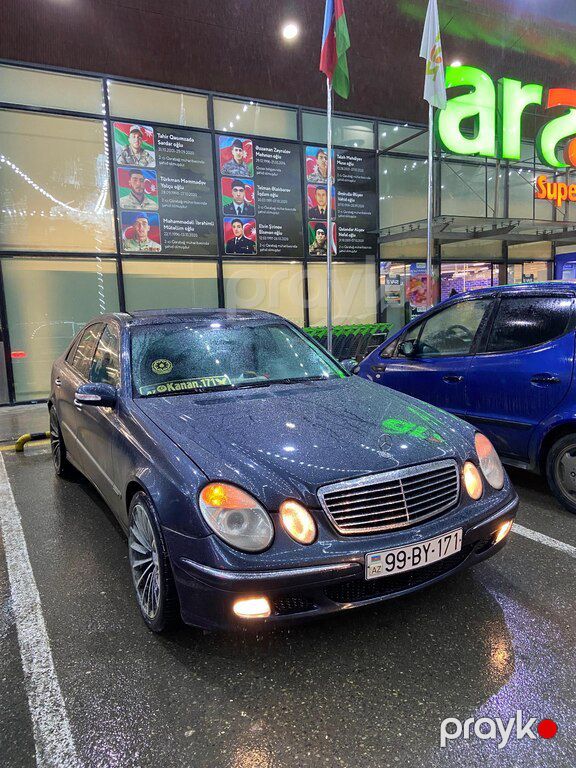 Mercedes E 240, 2.6 L, 2002 il, 280 000 km — Avtomobillər, Bakı (7)