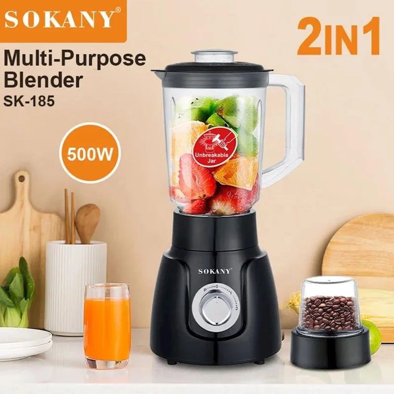 Blender Sokany SK-185 — Blenderlər, xırdalayanlar və mikserlər, Bakı (5)