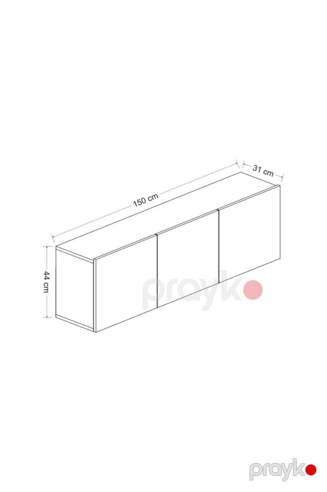 TV üçün tumba 13900623, Ldsp, 44x150x31 sm — Mallar, Bakı (3)