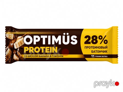 Proteinli baton Optimüs Protein Banan, 40 q — Bakı