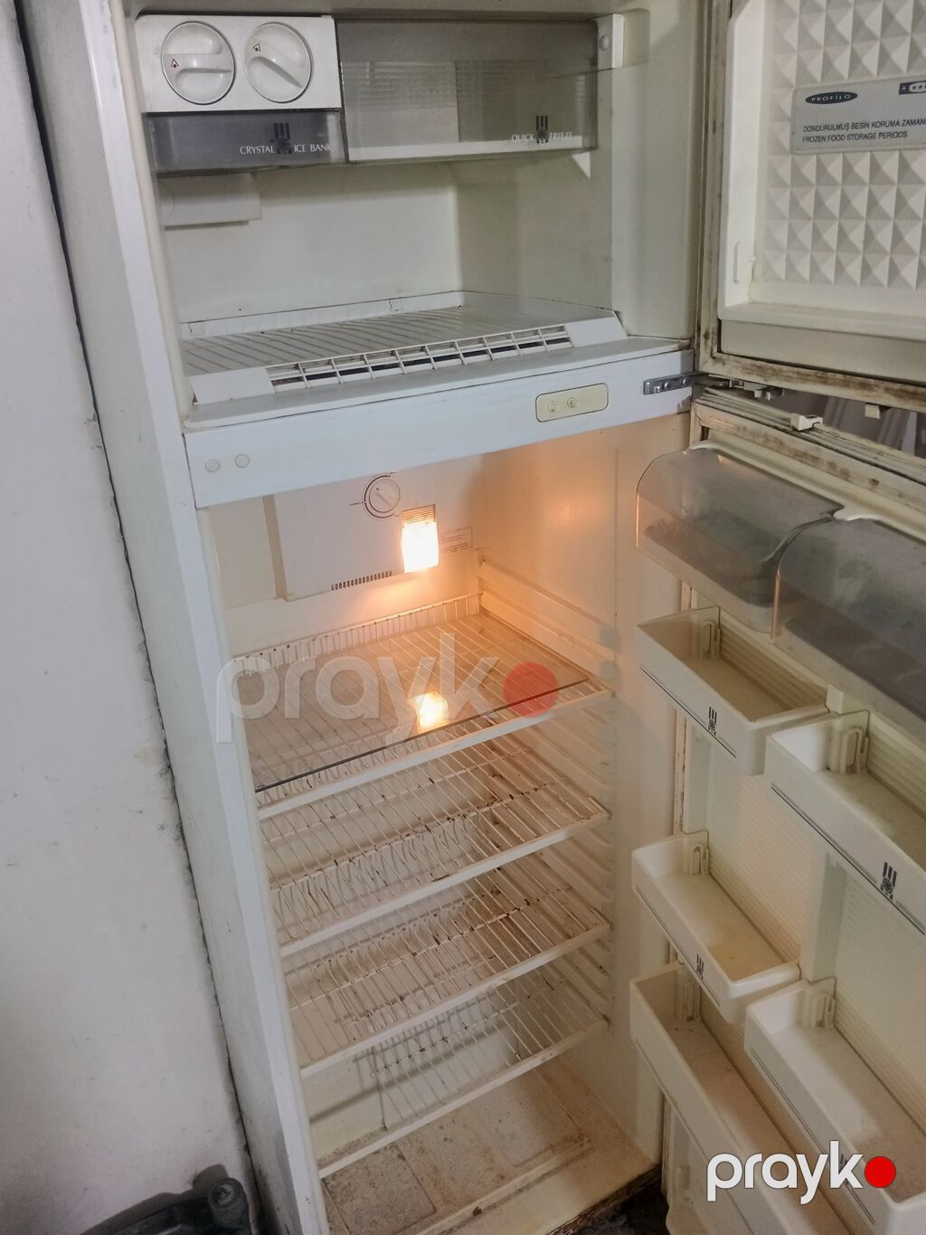 Profilo iki qapılı soyuducu - Model üzərindəki nişanlar: Profilo — Soyuducular, Bakı (5)
