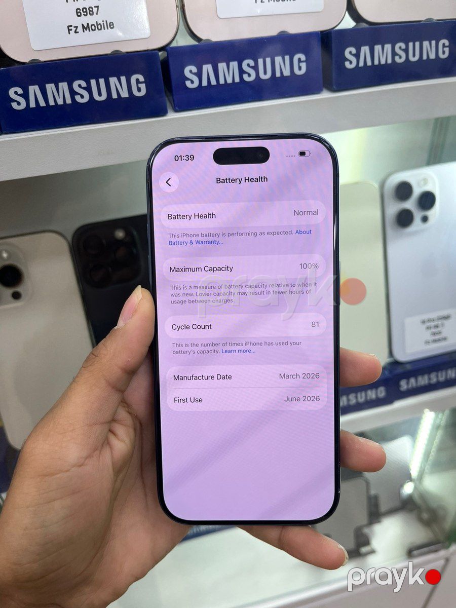 Apple iPhone 17 Pro Deep Blue 256GB/12GB — Smartfonlar, Bakı (3)