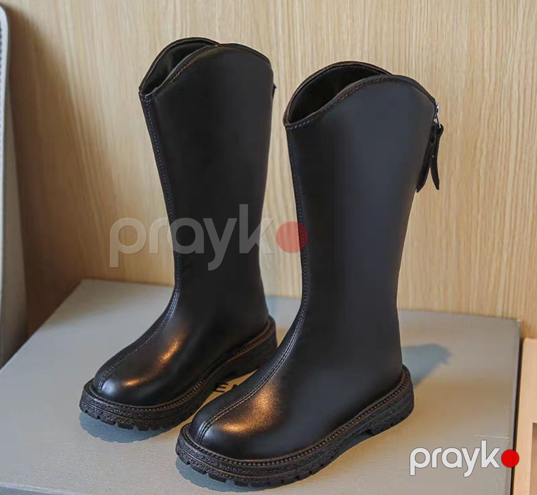 Qızlar üçün çəkmələr 7211_55876375, suni dəri, qara, ölçü 28 — Mallar, Bakı (3)