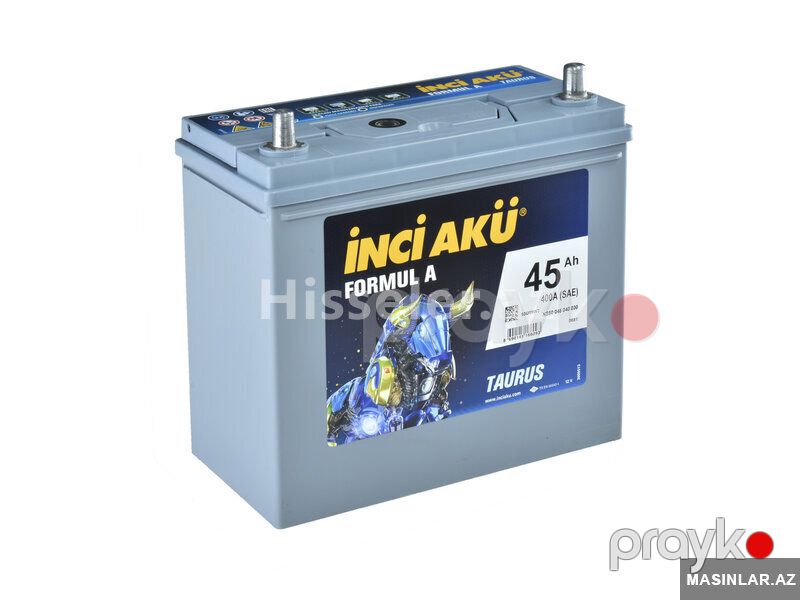 Akkumulyator Inci Aku Formula Asia 45 Ah — Akkumulyatorlar, Bakı (5)