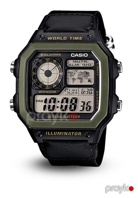 Qol saatı kişilər üçün Casio General AE-1200WHB-1BVDF — Bakı
