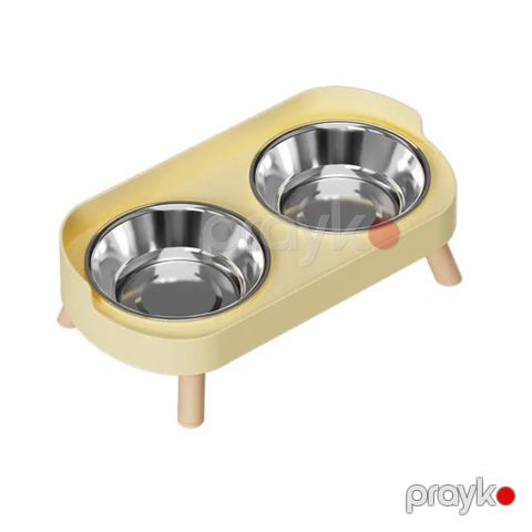İki bölməli yem təknəsi 72062338 metal/plastik — Bakı