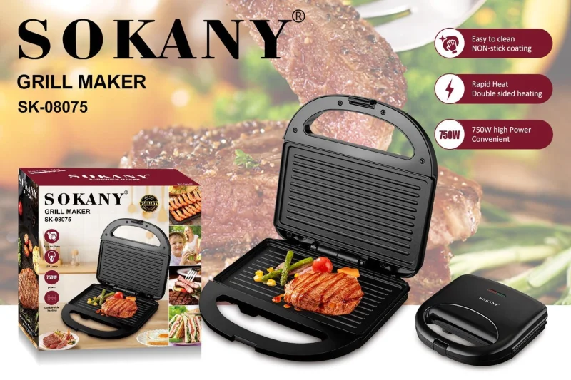 Sendviç cihazı Sokany SK-08075 — Digər mətbəx texnikası, Bakı (2)