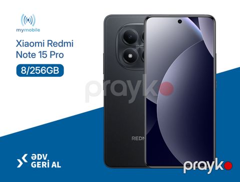 Xiaomi Redmi Note 15 Pro 8/256GB Black — Bakı