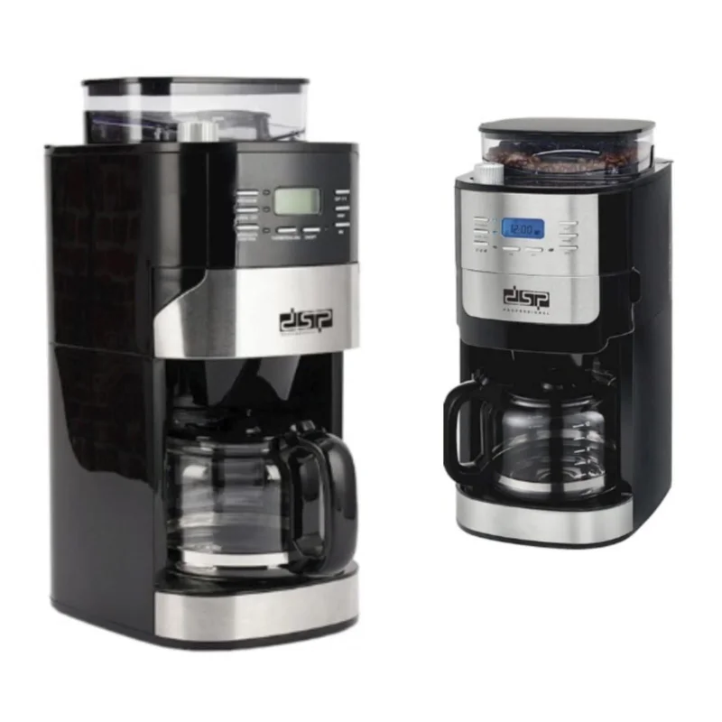 Qəhvəbişirən DSP Damcı 1000 Vt 12 porsiya Qara Plastik 1.5 l - AA-770881 — Etrend.az — Coffee machines and coffee makers
