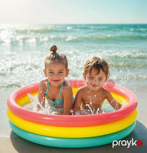 Şişmə hovuz Intex AYKN_0012, rəngbərəng, 86x25 sm, 68 l — Bakı