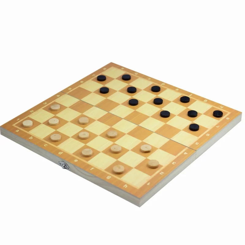 Şahmat + dama + nərd (3-ü 1-də) WS0542, taxta, 29x29 sm — Top oyunları, Bakı (4)