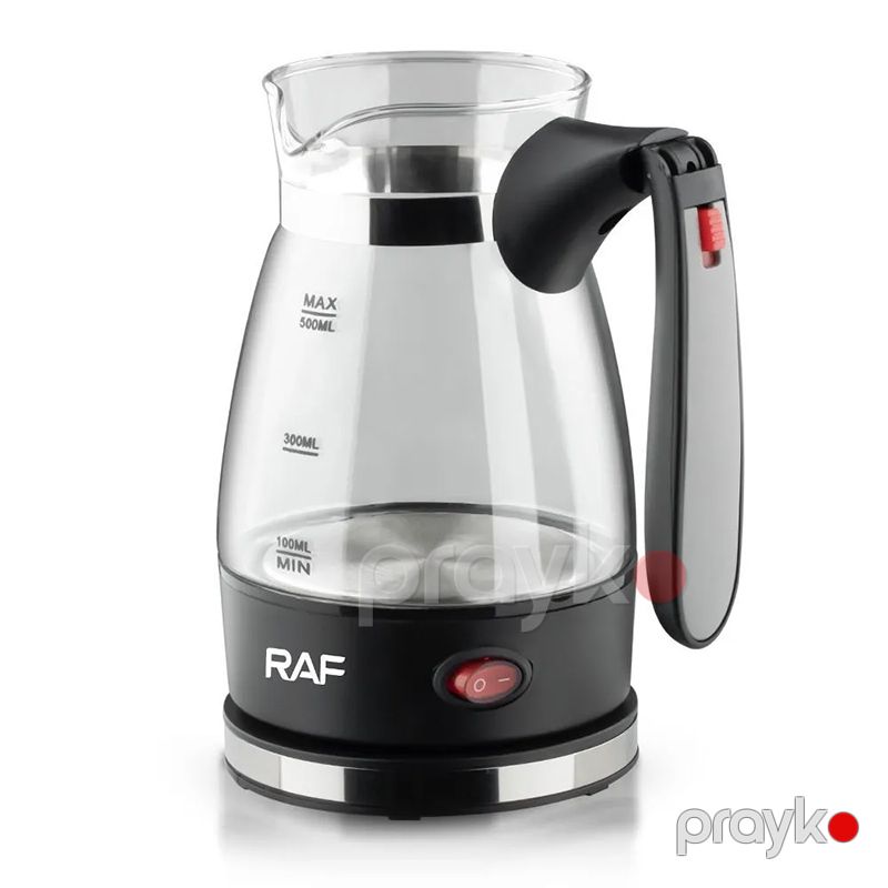RAF R.128 Elektrikli Şüşə Cəzvə – 600W, 500ml Multifunksional Türk Qəhvəsi Dəmləyən — Ev texnikası, Bakı (5)
