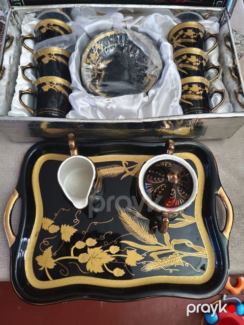 Çay dəsti, rəng - Qara, Keramika, Yaponiya — Bakı