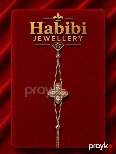 Qolbaq qadınlar üçün Habibi Jewellery HJ691-1, qızıl 585 əyar, 1.38 q